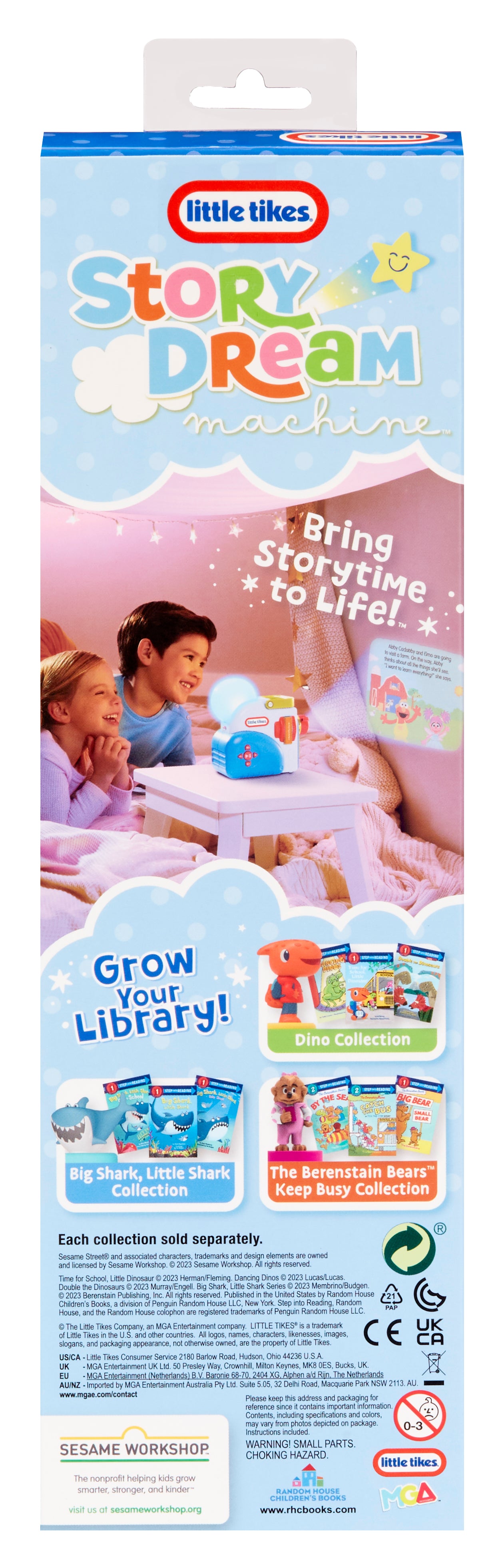 Little Tikes Story Dream Machine Sesame Street Elmo & Friends Story Collection