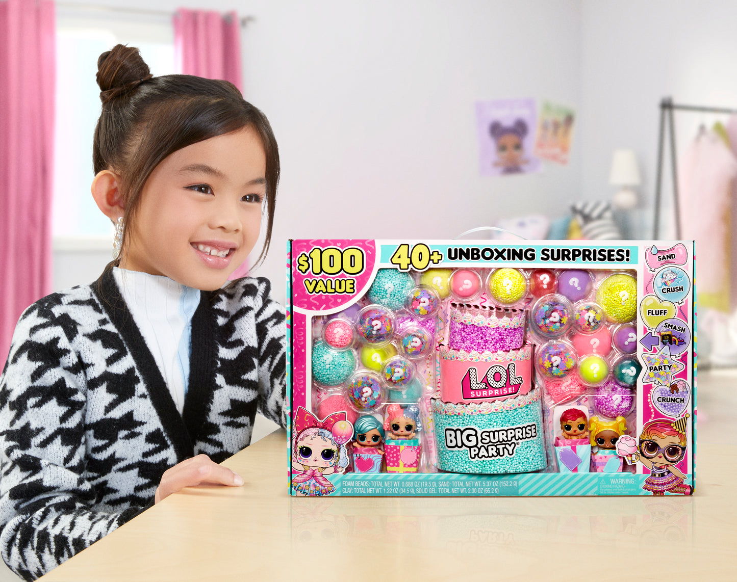 L.O.L Surprise Big Surprise Party a $100 Value with 4 Collectible Dolls and 40+ Surprises