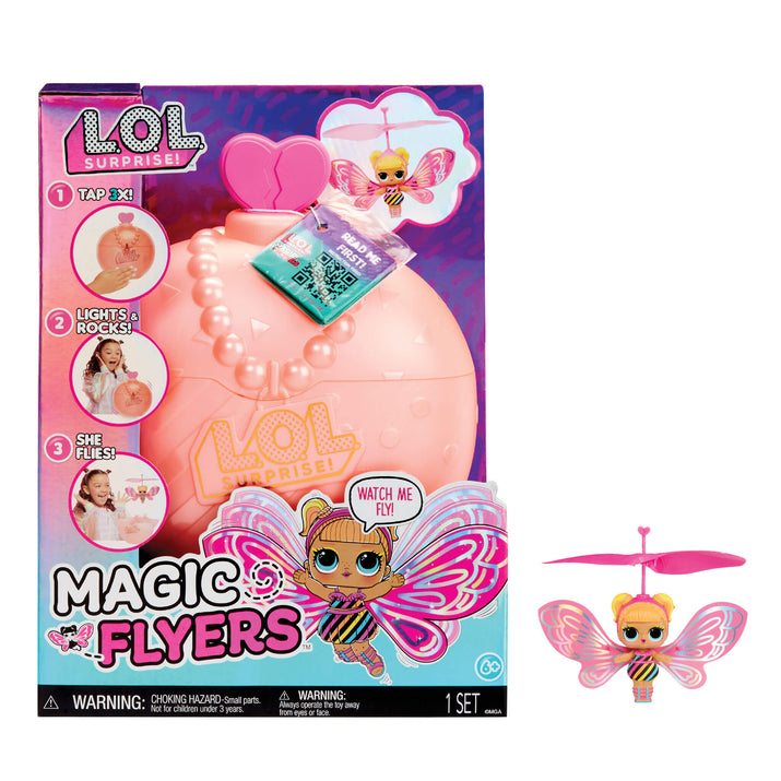 L.O.L. Surprise! Magic Flyers: Flutter Star- Hand Guided Flying Doll, Collectible Doll, Touch Bottle Unboxing