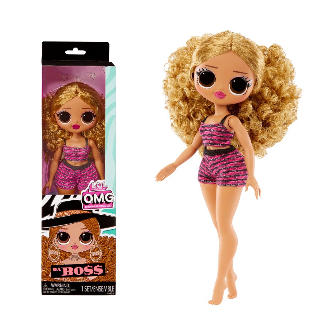 L.O.L. Surprise! O.M.G. Series 3 Da Boss Fashion Doll with 20 Surprises