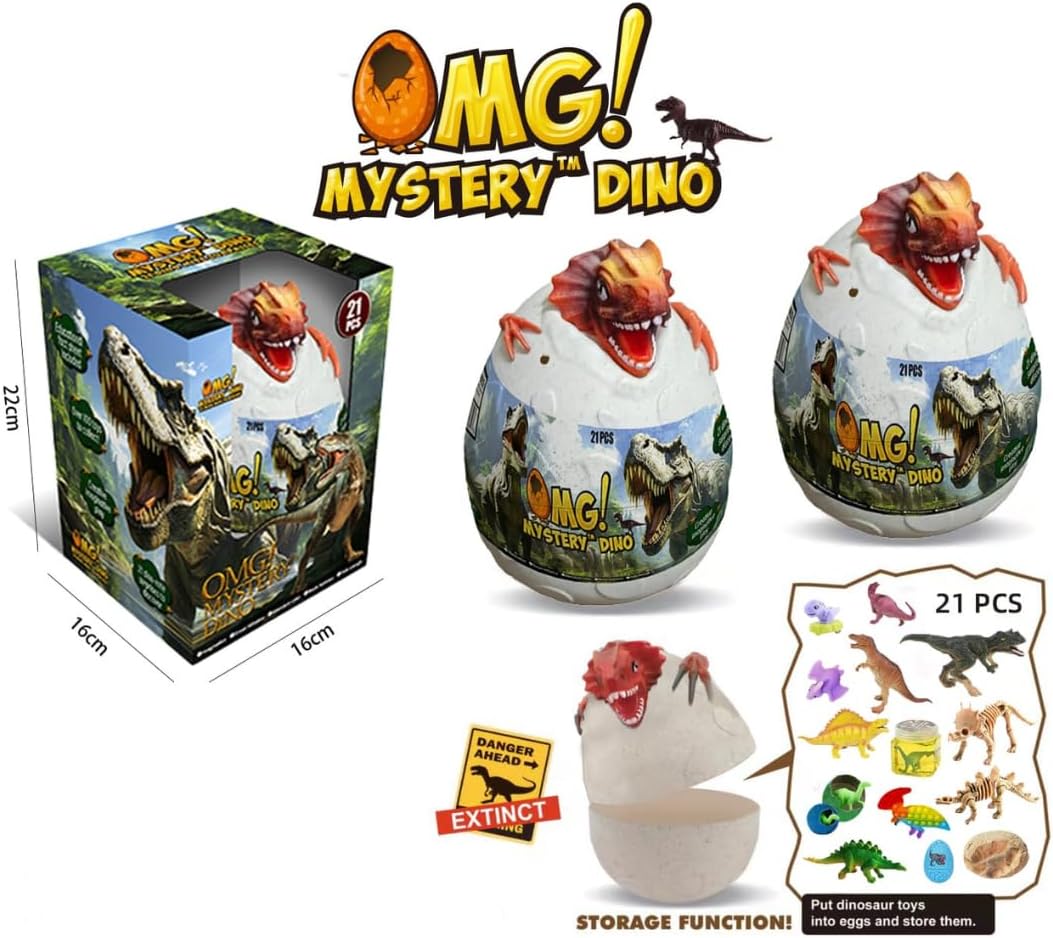 Mystery Dino Surprise Egg with 21 Dino-Mite Surprises Inside