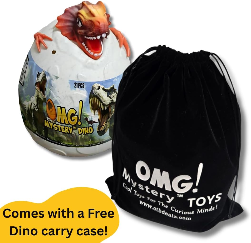 Mystery Dino Surprise Egg with 21 Dino-Mite Surprises Inside